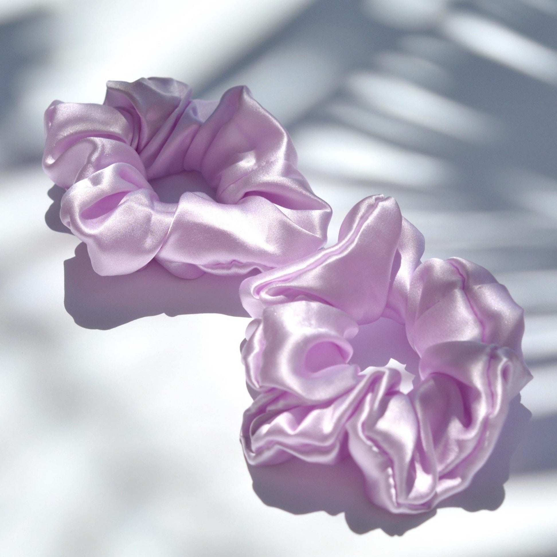 Regular Scrunchie - Lavender - Sylk and Sleep Co.