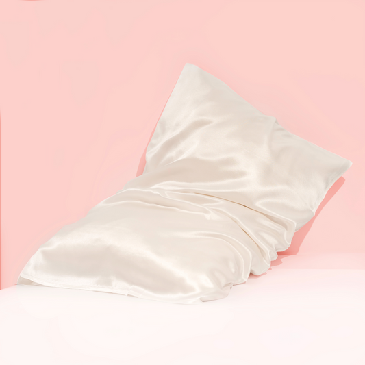 Silk Pillowcase - Pearl White